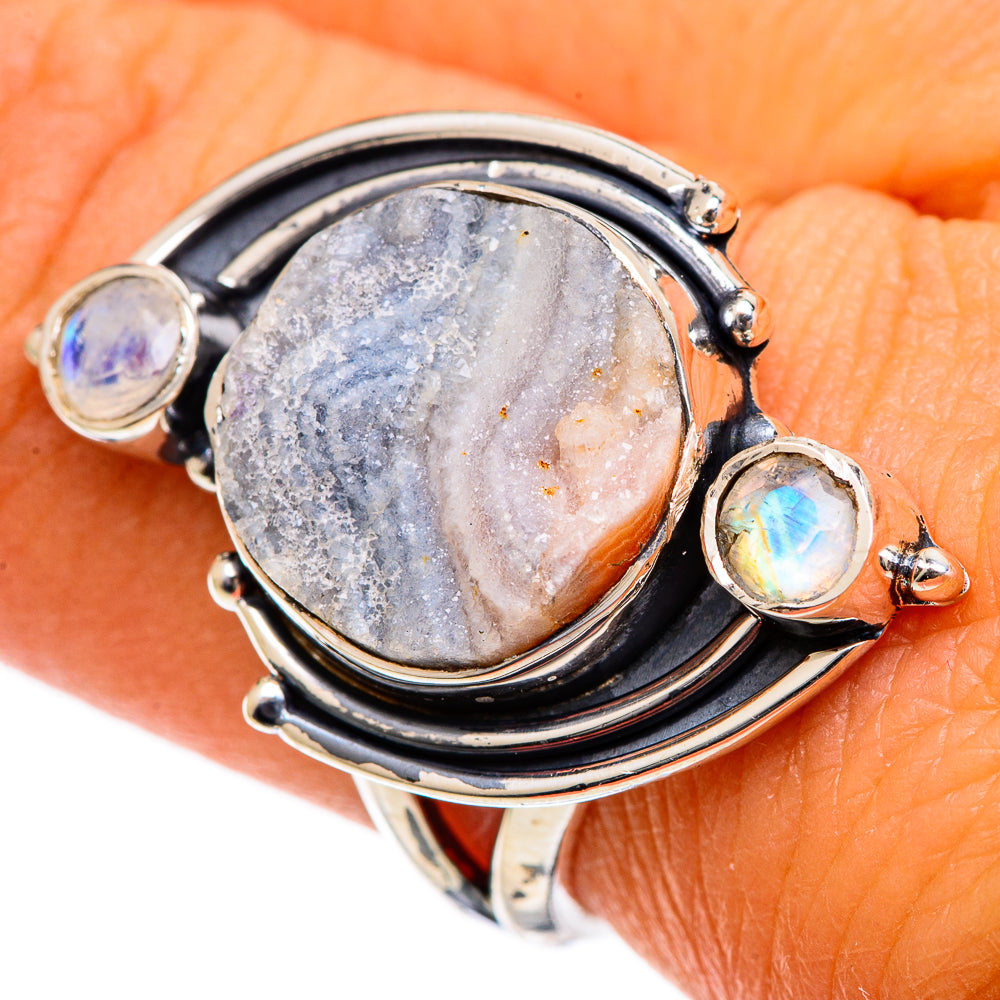 Desert Druzy Rings handcrafted by Ana Silver Co - RING106565