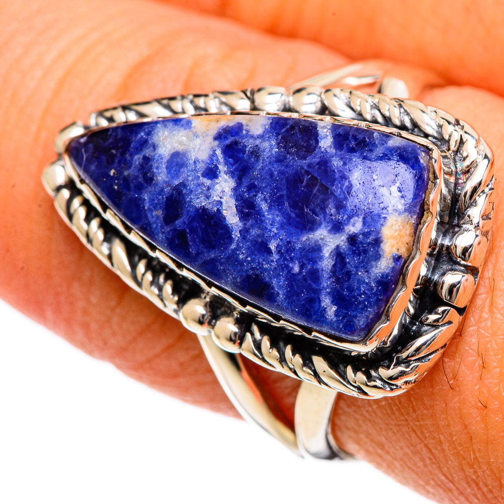 Sodalite Rings handcrafted by Ana Silver Co - RING106573