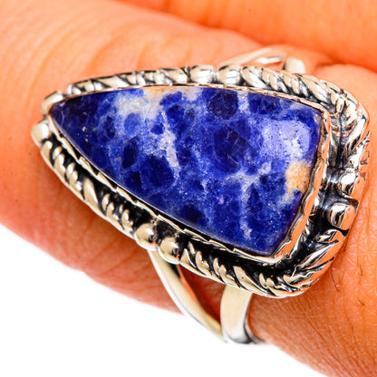 Sodalite Rings handcrafted by Ana Silver Co - RING106573