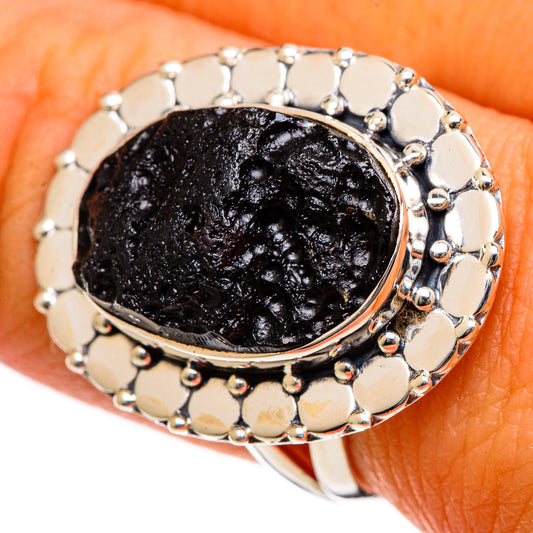Tektite Rings handcrafted by Ana Silver Co - RING106599