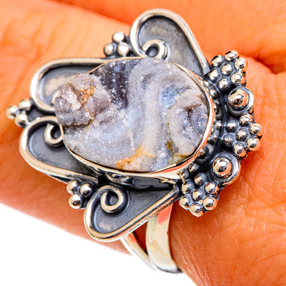 Desert Druzy Rings handcrafted by Ana Silver Co - RING106606