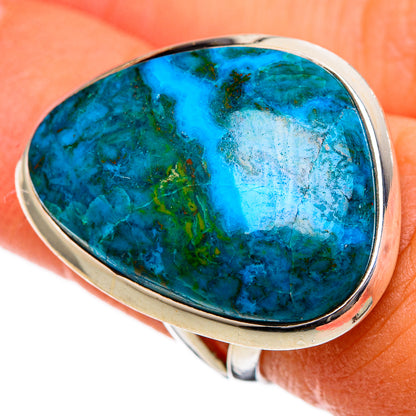 Chrysocolla Rings handcrafted by Ana Silver Co - RING106608