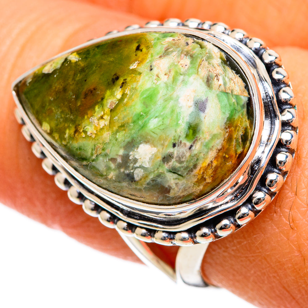 Rainforest Opal Rings handcrafted by Ana Silver Co - RING106616