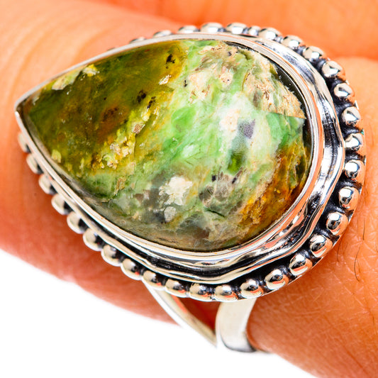 Rainforest Opal Rings handcrafted by Ana Silver Co - RING106616