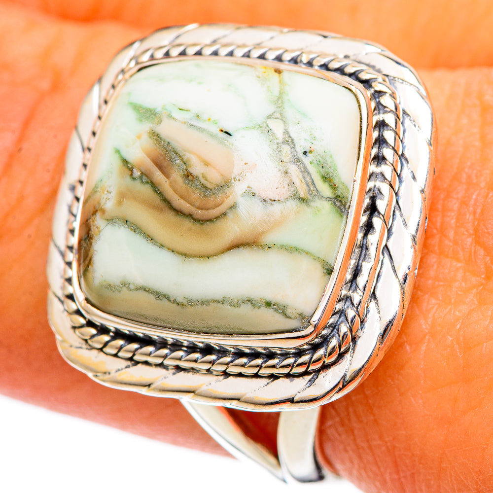 Ocean Jasper Rings handcrafted by Ana Silver Co - RING106619