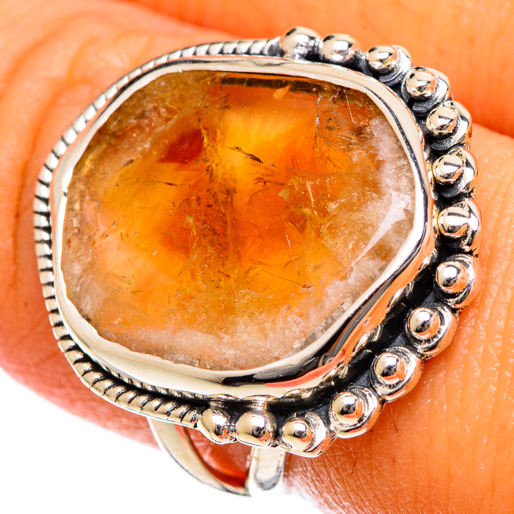 Citrine Rings handcrafted by Ana Silver Co - RING106627