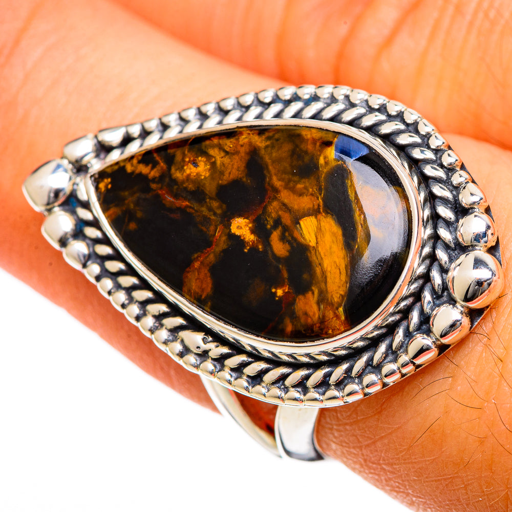 Pietersite Rings handcrafted by Ana Silver Co - RING106632