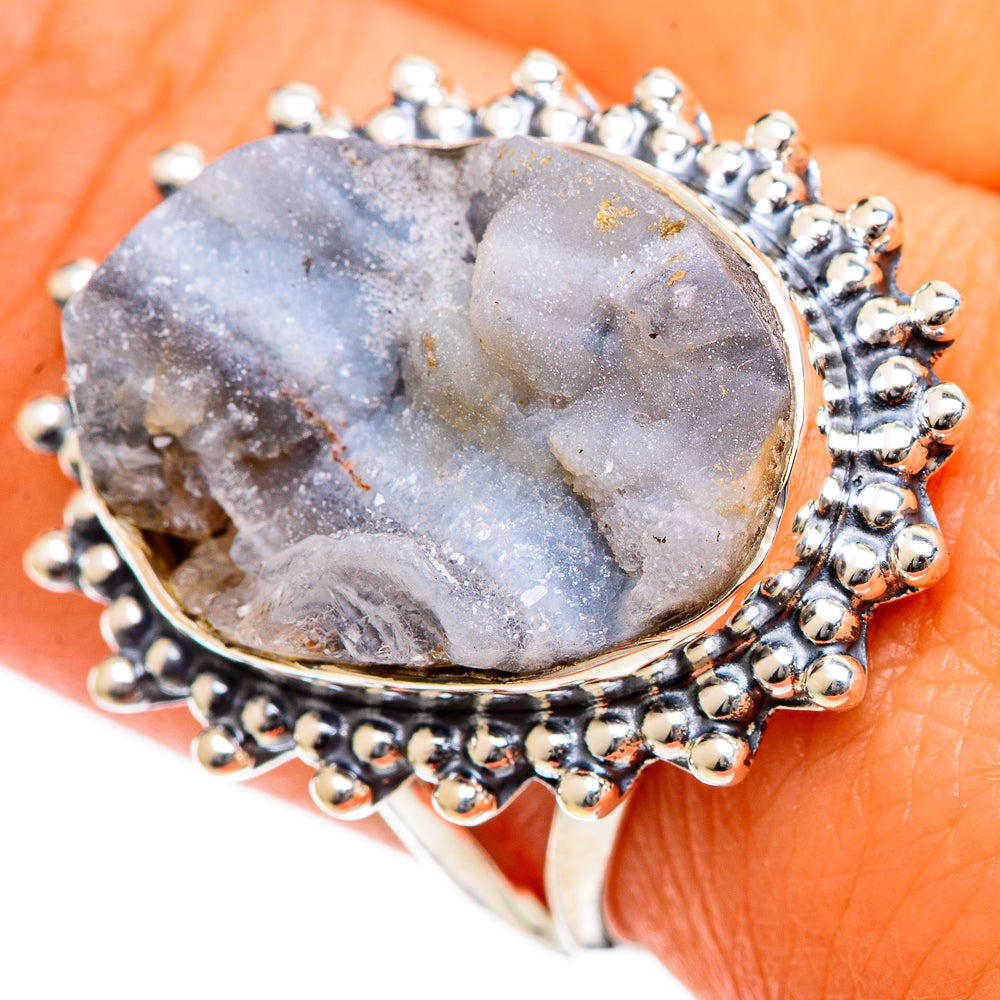 Desert Druzy Rings handcrafted by Ana Silver Co - RING106637