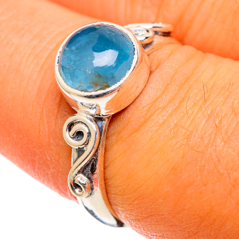 Aquamarine Rings handcrafted by Ana Silver Co - RING106643