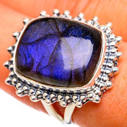 Labradorite Rings handcrafted by Ana Silver Co - RING106644