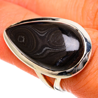 Psilomelane Rings handcrafted by Ana Silver Co - RING106663
