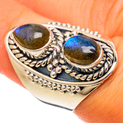 Labradorite Rings handcrafted by Ana Silver Co - RING106668