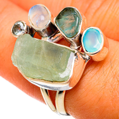 Prehnite Rings handcrafted by Ana Silver Co - RING106673