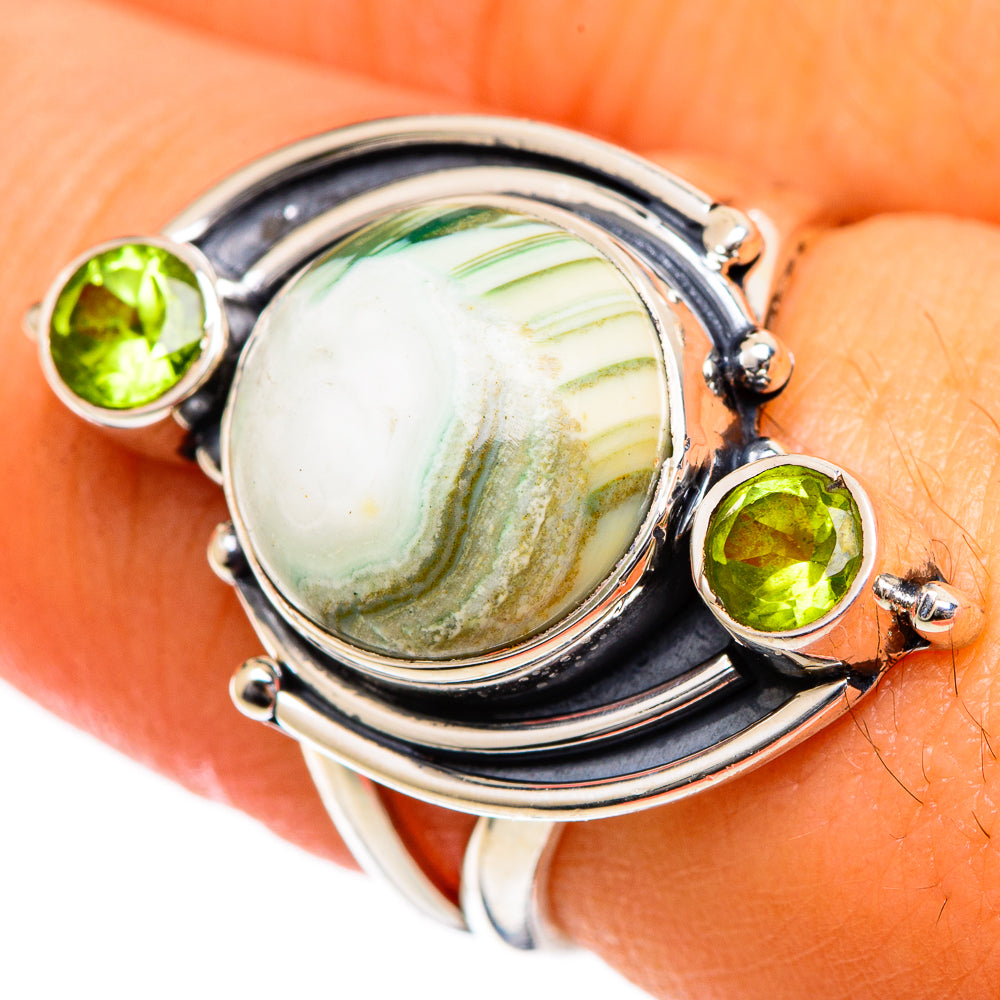 Ocean Jasper Rings handcrafted by Ana Silver Co - RING106681