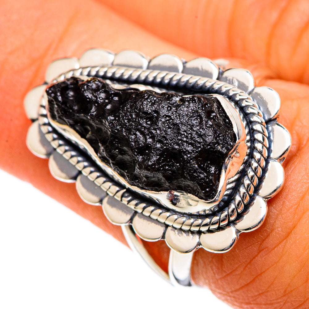 Tektite Rings handcrafted by Ana Silver Co - RING106691