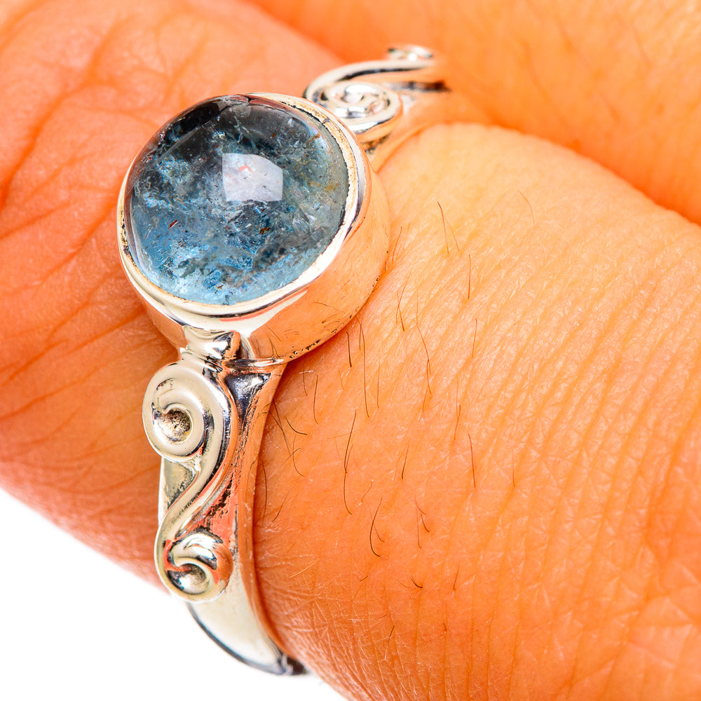 Aquamarine Rings handcrafted by Ana Silver Co - RING106698
