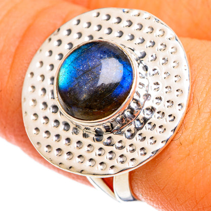 Labradorite Rings handcrafted by Ana Silver Co - RING106699