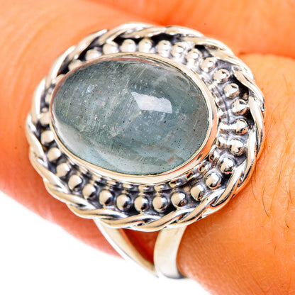 Aquamarine Rings handcrafted by Ana Silver Co - RING106702