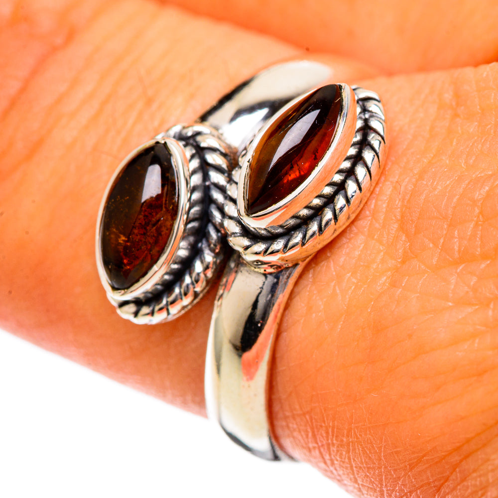 Garnet Rings handcrafted by Ana Silver Co - RING106716