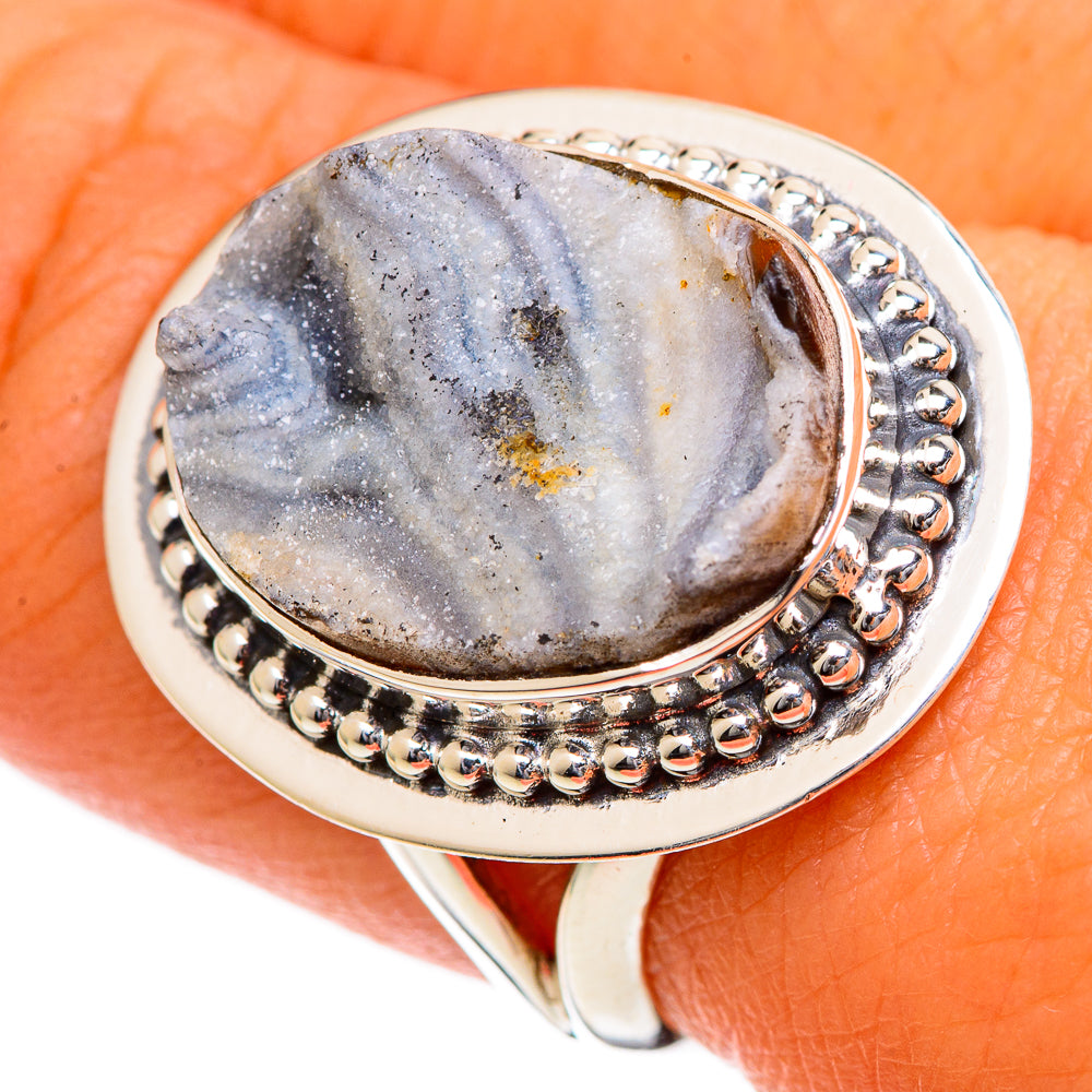 Desert Druzy Rings handcrafted by Ana Silver Co - RING106728