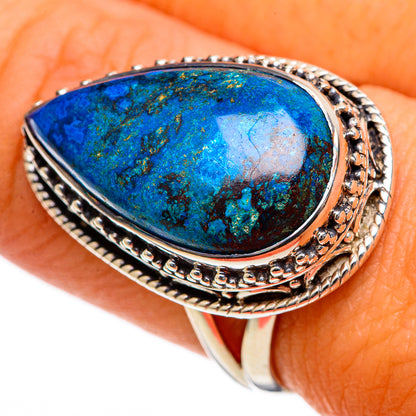 Chrysocolla Rings handcrafted by Ana Silver Co - RING106738