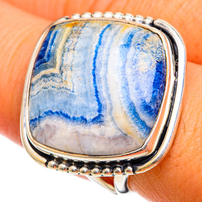 Blue Scheelite Rings handcrafted by Ana Silver Co - RING106740