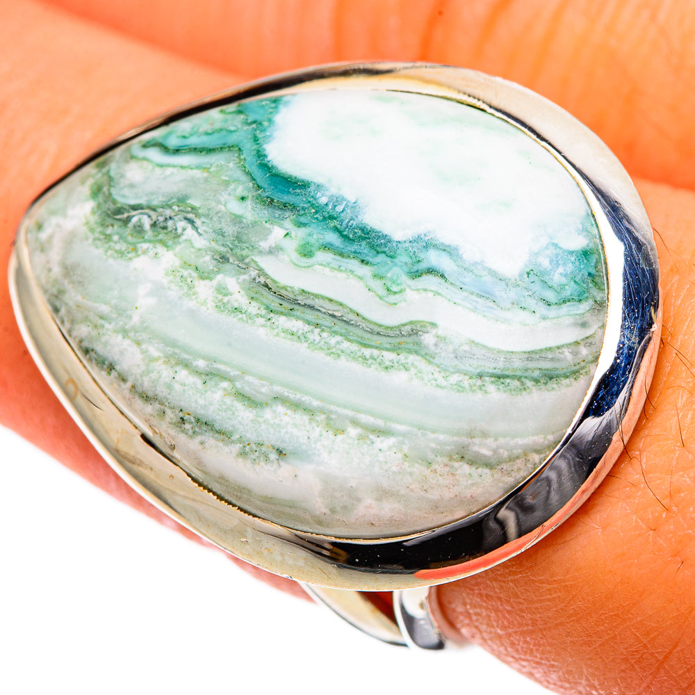 Ocean Jasper Rings handcrafted by Ana Silver Co - RING106744