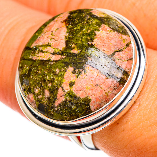 Unakite Rings handcrafted by Ana Silver Co - RING106751