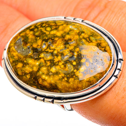 Ocean Jasper Rings handcrafted by Ana Silver Co - RING106753