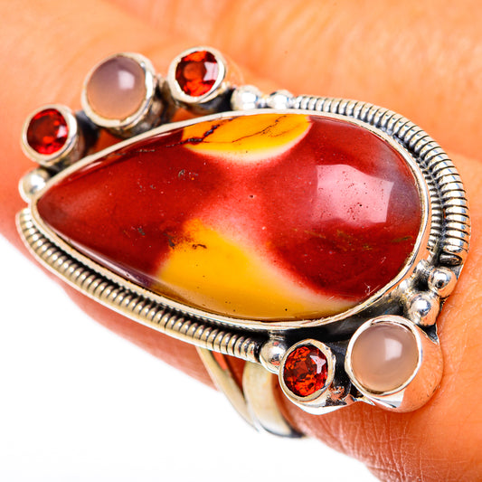Mookaite Rings handcrafted by Ana Silver Co - RING106755