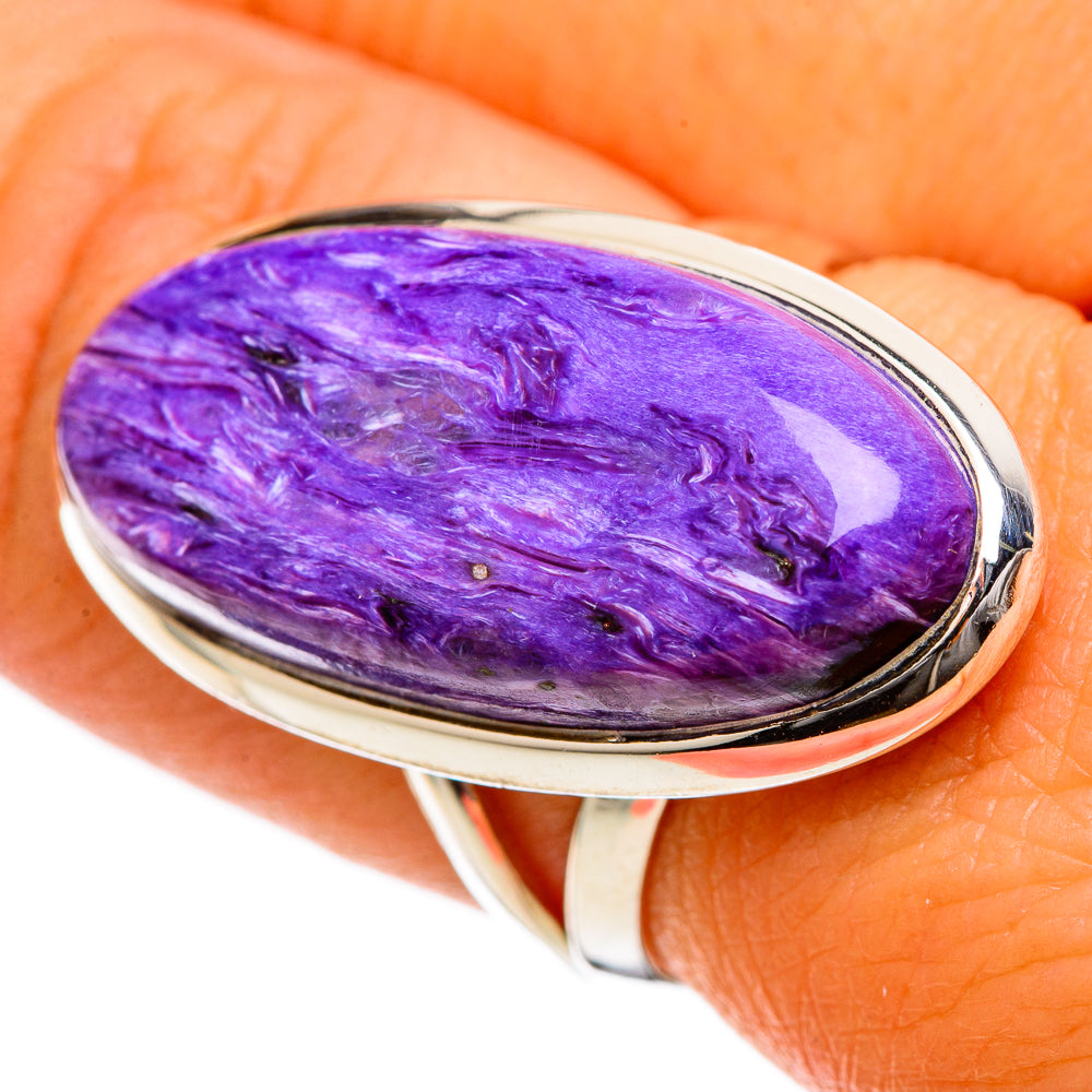 Charoite Rings handcrafted by Ana Silver Co - RING106762