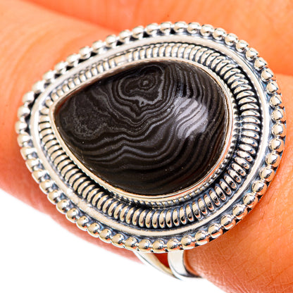 Psilomelane Rings handcrafted by Ana Silver Co - RING106768