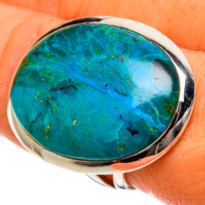 Chrysocolla Rings handcrafted by Ana Silver Co - RING106777