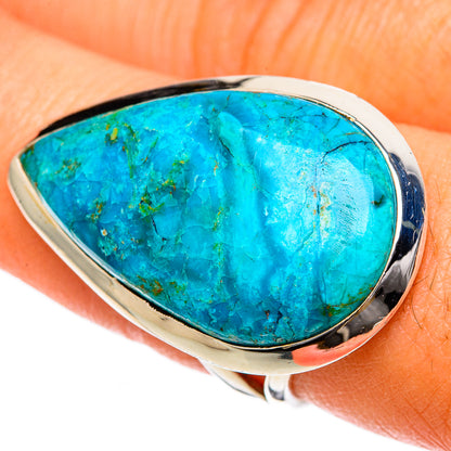 Chrysocolla Rings handcrafted by Ana Silver Co - RING106783