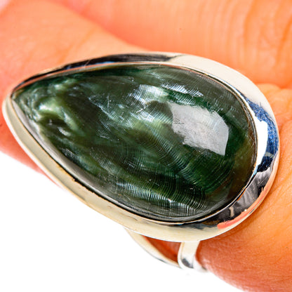 Seraphinite Rings handcrafted by Ana Silver Co - RING106788