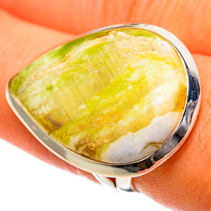 Peruvian Opal Rings handcrafted by Ana Silver Co - RING106790
