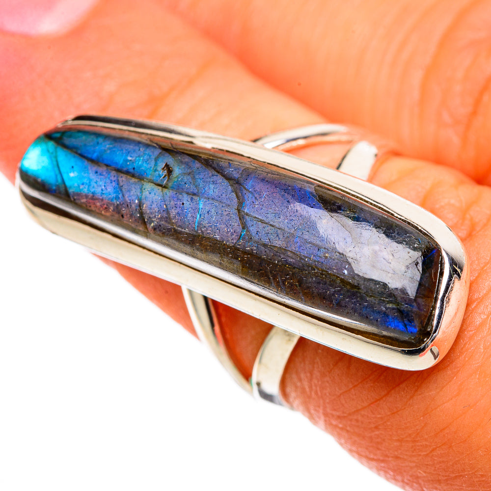Labradorite Rings handcrafted by Ana Silver Co - RING106820