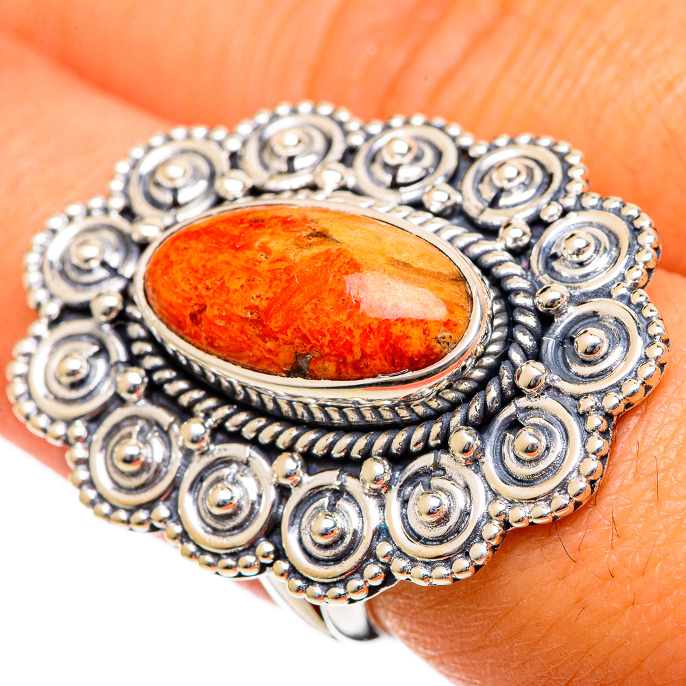 Sponge Coral Rings handcrafted by Ana Silver Co - RING106828