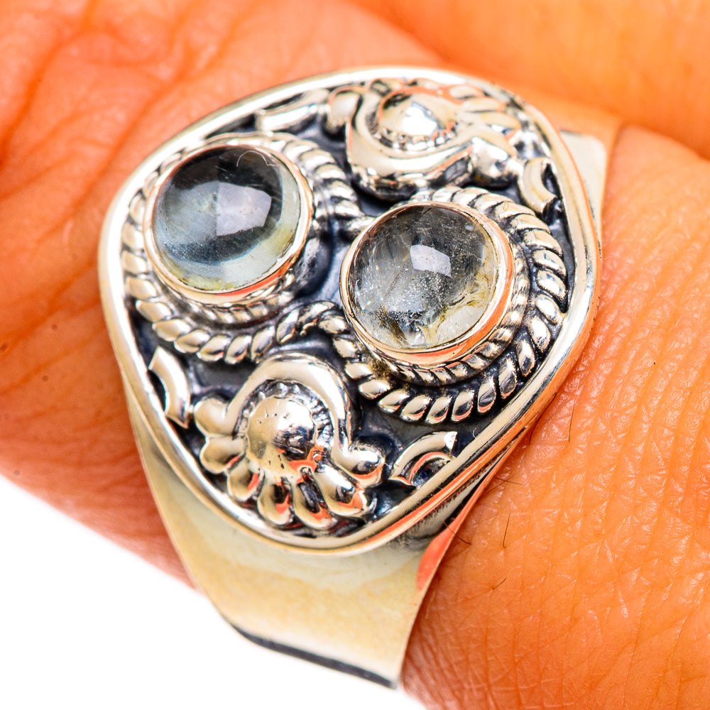 Aquamarine Rings handcrafted by Ana Silver Co - RING106835