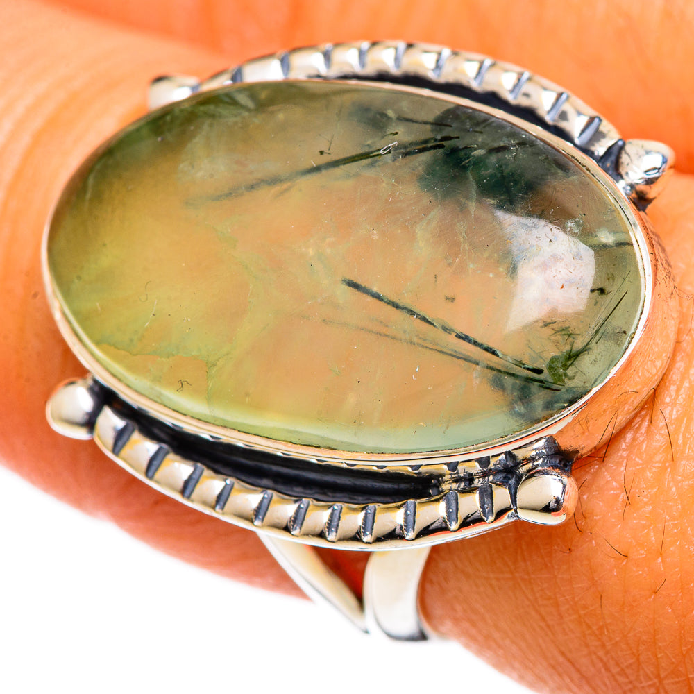 Prehnite Rings handcrafted by Ana Silver Co - RING106838