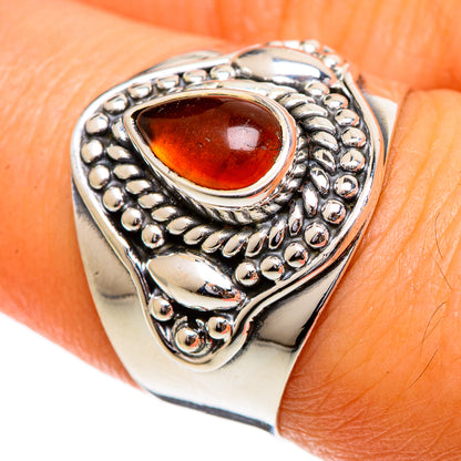 Carnelian Rings handcrafted by Ana Silver Co - RING106850