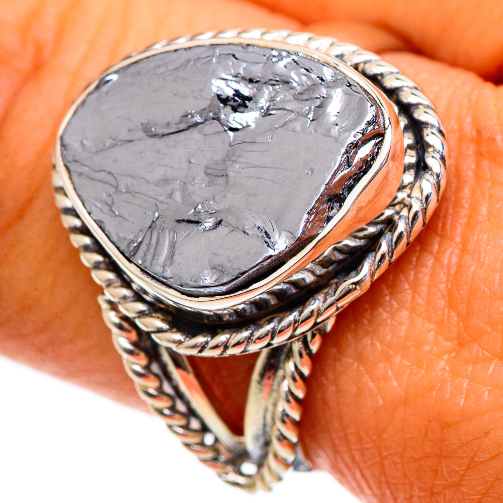 Shungite Rings handcrafted by Ana Silver Co - RING106866