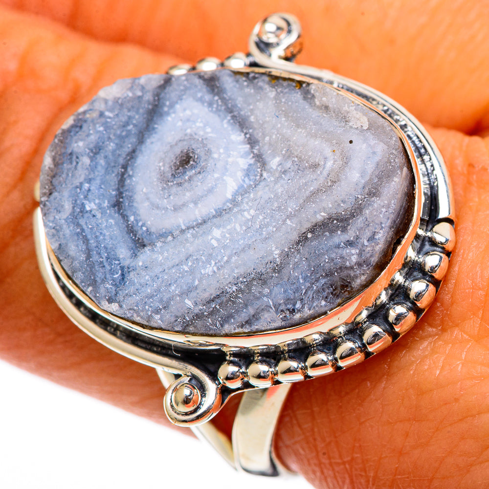 Desert Druzy Rings handcrafted by Ana Silver Co - RING106867