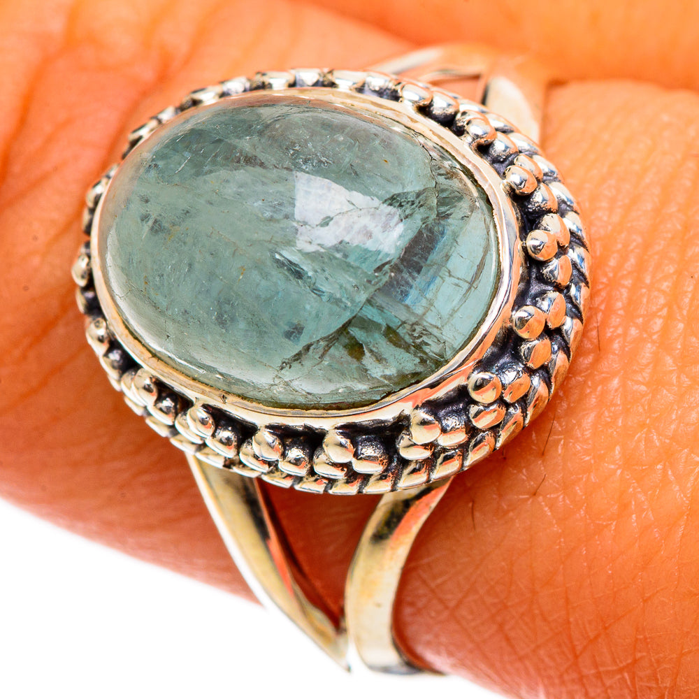Aquamarine Rings handcrafted by Ana Silver Co - RING106877