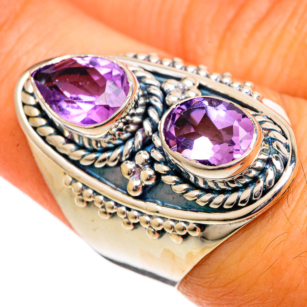 Amethyst Rings handcrafted by Ana Silver Co - RING106896
