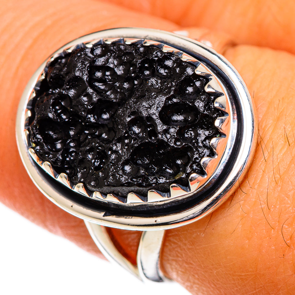 Tektite Rings handcrafted by Ana Silver Co - RING106899