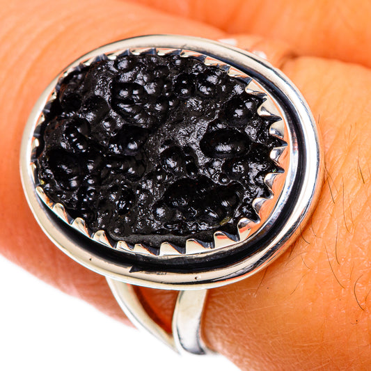 Tektite Rings handcrafted by Ana Silver Co - RING106899