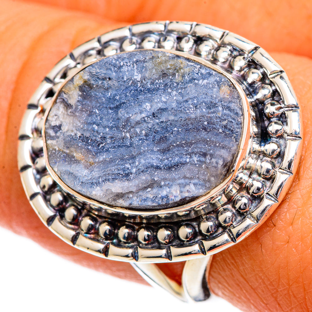 Desert Druzy Rings handcrafted by Ana Silver Co - RING106905