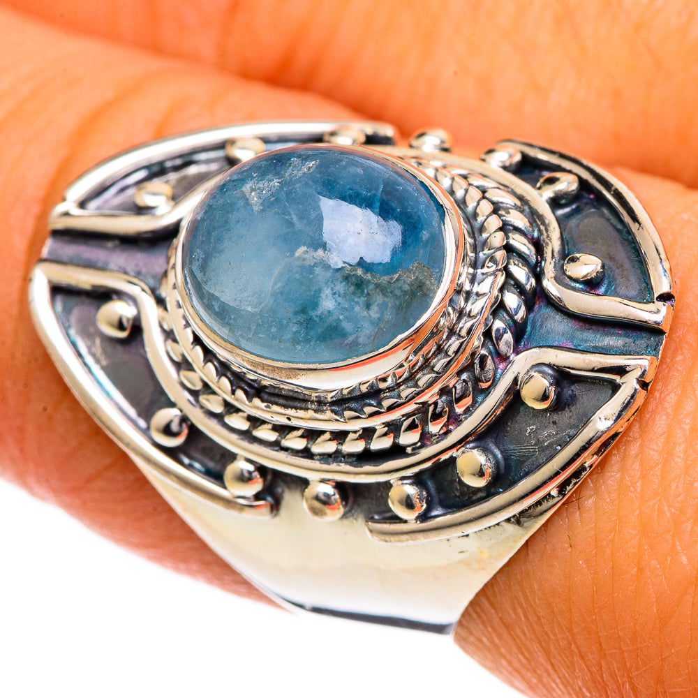 Aquamarine Rings handcrafted by Ana Silver Co - RING106912