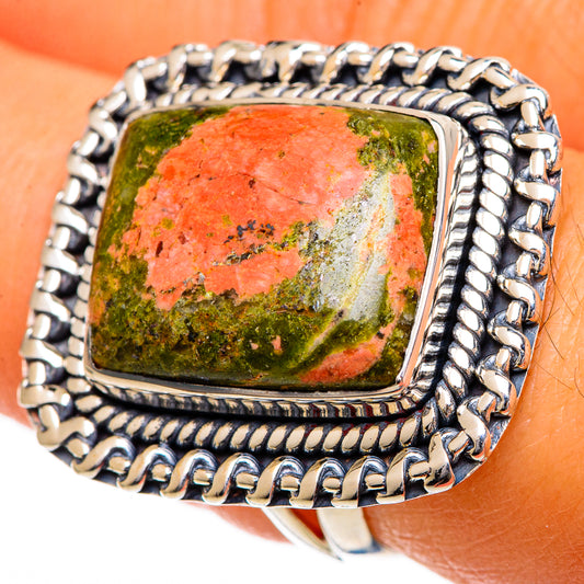 Unakite Rings handcrafted by Ana Silver Co - RING106920